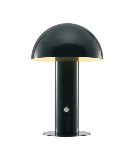 Настольная лампа jonathan y boletus грибовидная аккумуляторная с led-подсветкой, зеленая