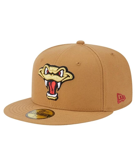 Мужская приталенная шляпа цвета хаки Wisconsin Timber Rattlers Authentic Collection 59 размера 