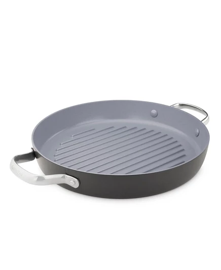 Сковорода-гриль GreenPan Valencia Pro 11″ керамическая, серая