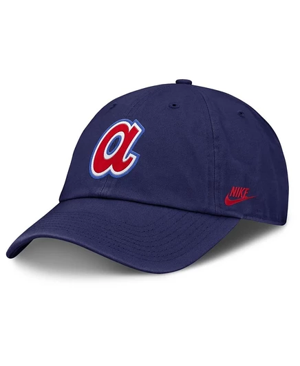 Женская бейсболка Nike Club Atlanta Braves регулируемая, синяя