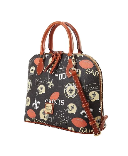 Сумка Dooney & Bourke Game Day Zip Saints, черная