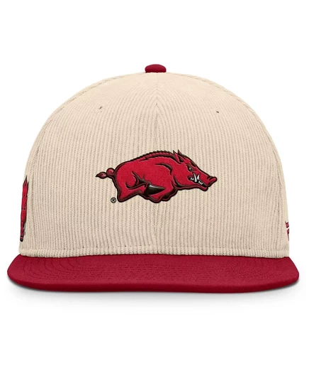 Мужская коричневая шляпа-бейсболка Fanatics Arkansas Razorbacks Catcher Snapback tan