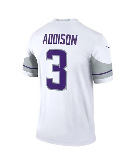 Мужская футболка Nike Jordan Addison White Minnesota Vikings Alternate Legend Player white