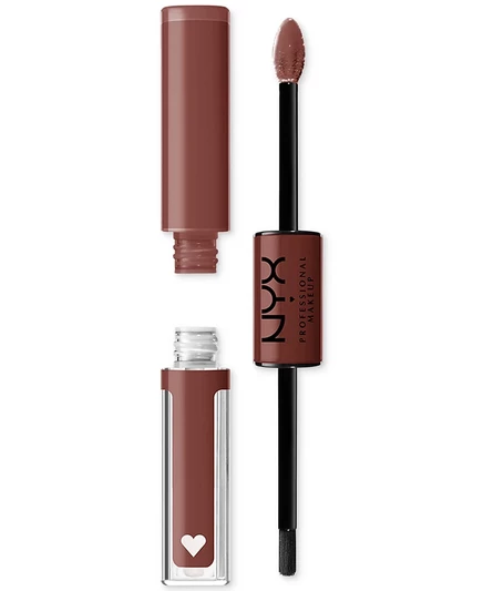 Жидкая помада NYX Shine Loud, стойкая, глянцевая, коричневая