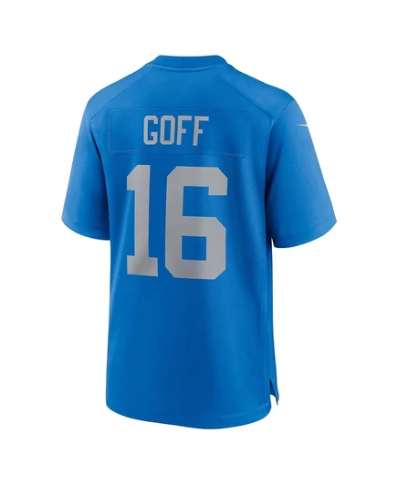 Мужская футболка Nike Jared Goff Blue Detroit Lions для альтернативной игры от Nike blue