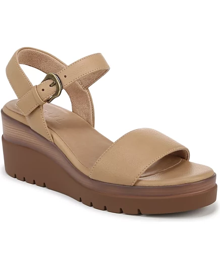 Женские босоножки Graciela на танкетке с круглым носком и открытым носком SOUL Naturalizer birch tan faux leather