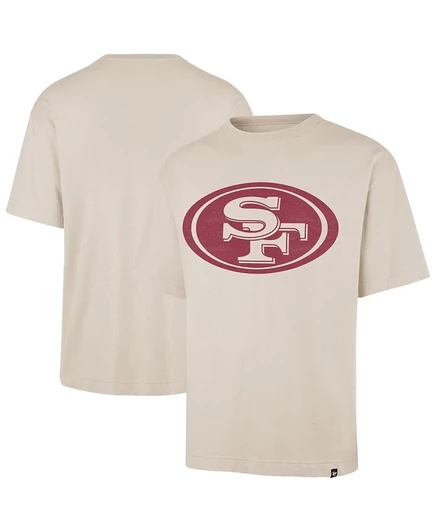 Мужская футболка '47 Brand San Francisco 49ers, бежевая