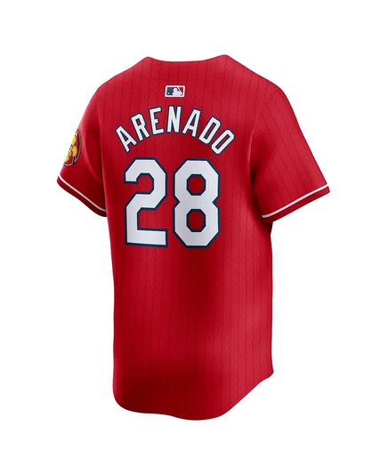 Мужская футболка Nike Red Nolan Arenado St. Louis Cardinals 2024 City Connect Limited для игроков с ограниченной ответственностью red