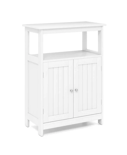 Шкаф напольный для ванной SlickBlue из МДФ 60×30×80 см, белый