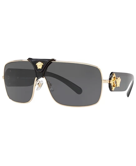 Унисекс солнцезащитные очки Versace VE2207Q, золотистые