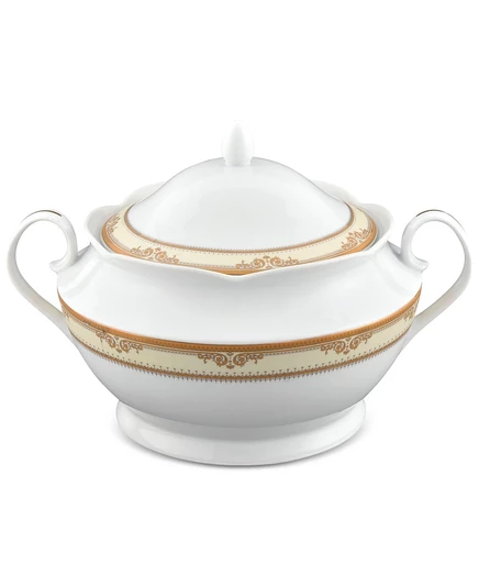 Фарфоровая супница Lorren Home Trends Isabella с крышкой