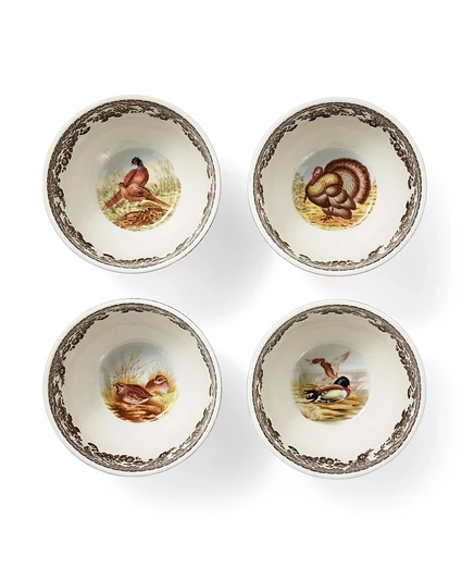 Набор дип-мисок Spode Woodland, 4 шт., коричневые