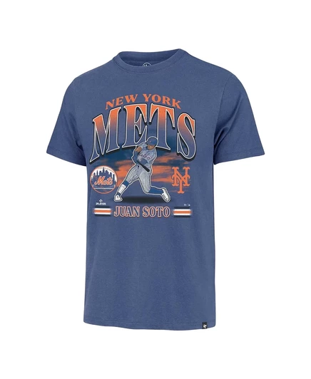 Мужская футболка Juan Soto Royal New York Mets Big & Tall Distressed  royal