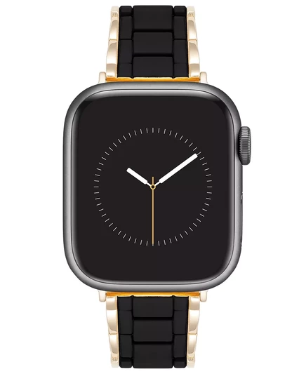  Женский прорезиненный браслет Link, предназначенный для Apple Watch 38/40/41 мм black