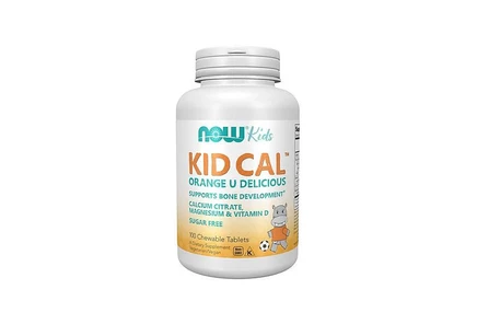 Детская добавка NOW Foods Kid Cal, 100 жевательных пастилок