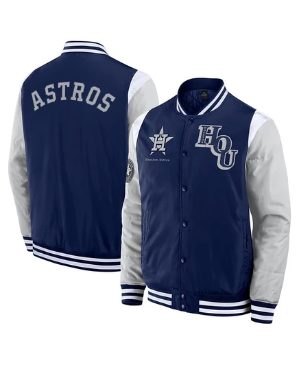 Мужская куртка Fanatics Astros Elements Elite, синяя