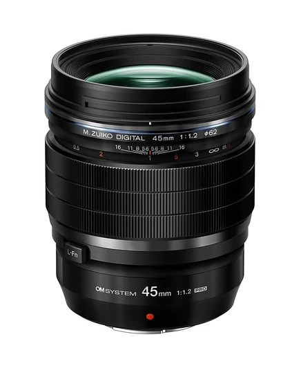 Объектив OM-SYSTEM M.Zuiko 45mm f/1.2 PRO, черный