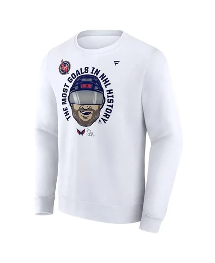Мужская толстовка Fanatics White Washington Capitals white
