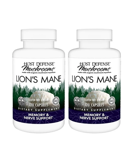 Добавка Host Defense Lion's Mane, 240 капсул (2×120)