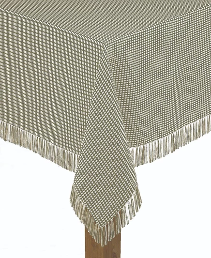 Скатерть Lintex Homespun, хлопок 100%, 132×132 см, шалфейная