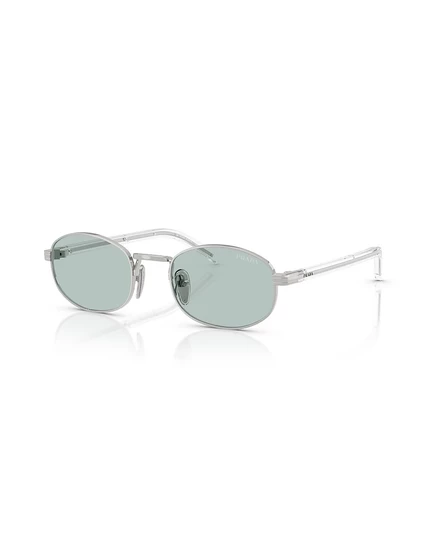 Женские солнцезащитные очки Prada PR B53S, серебристые