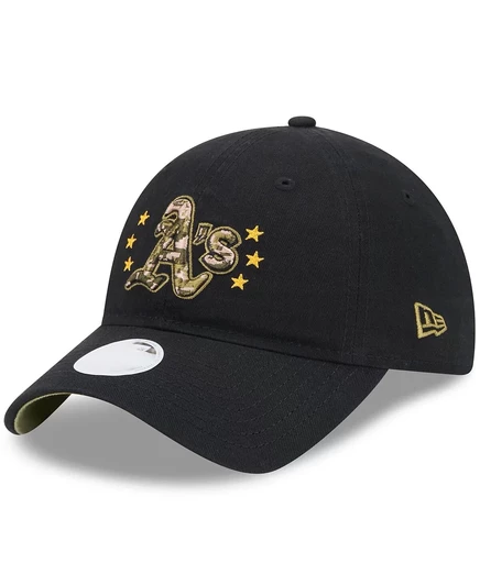 Женская кепка New Era 9TWENTY Oakland Athletics, черная