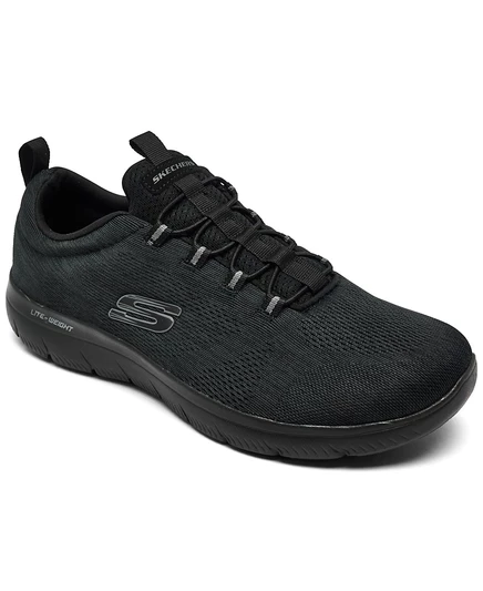 Мужские слипоны Skechers Summits Louvin, черные