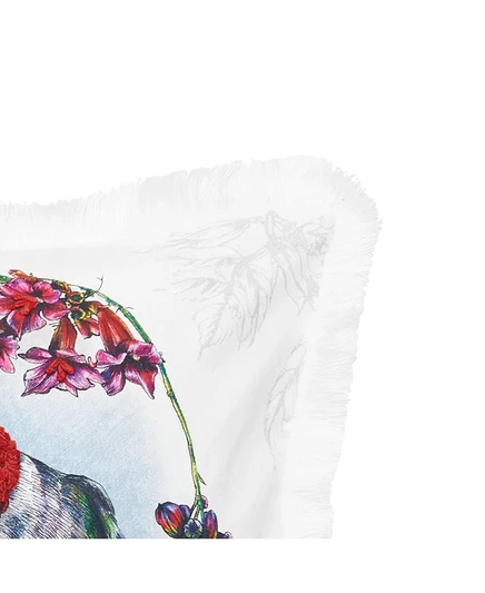 Декоративная подушка C & F Home Hummingbird, 46×46 см, белая