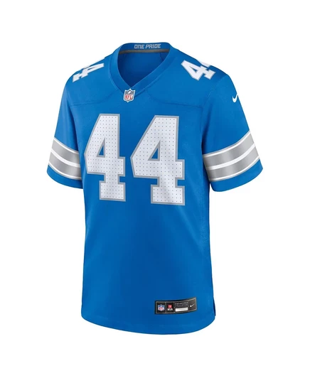 Мужская игровая футболка Nike Malcolm Rodriguez Detroit Lions, синяя