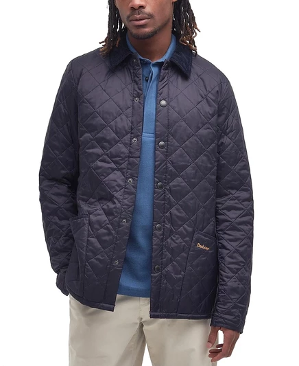 Мужская стеганая куртка Barbour Heritage Liddesdale, синяя
