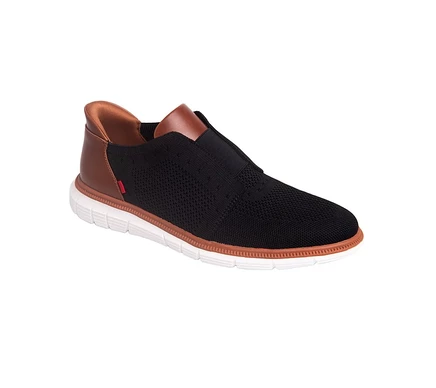 Мужские сетчатые оксфорды Marc Joseph New York South Street без шнурков, черные
