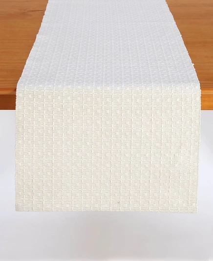 Дорожка Tableau Cross Weave-Pebble, натуральная