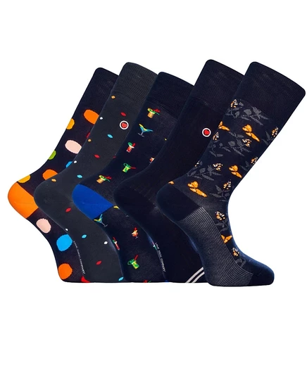 Мужские носки Love Sock Company Barcelona, 5 пар, синие
