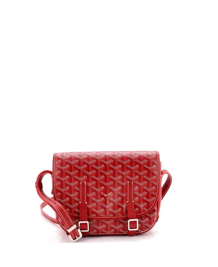 Женская сумка Pre-Owned Goyard PM Belvedere, красная