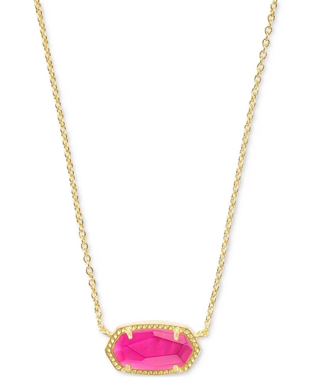 Женское колье Kendra Scott Elisa, золотистое, азалия