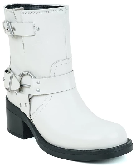 Женские ботильоны Stride на блочном каблуке от Kenneth Cole New York белого цвета