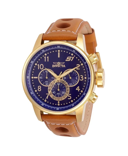 Мужские часы Invicta 30917 S1 Rally с кварцевым хронографом и синим циферблатом brown