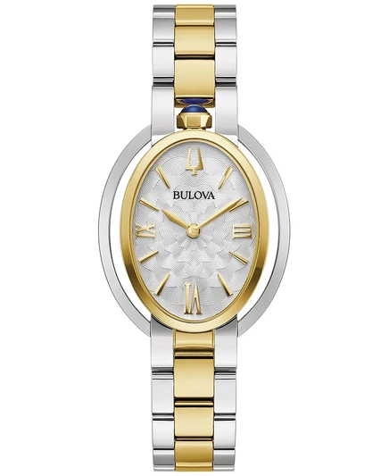 Женские часы Bulova Rubaiyat 29 мм, двуцветный браслет