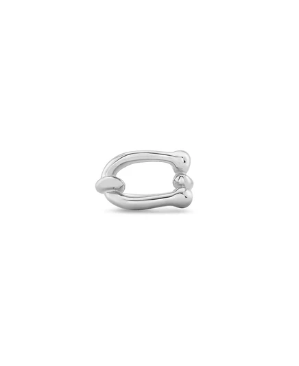 Кольцо из металлического сплава в форме звена UNOde50 silver