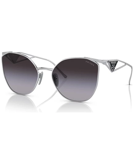 Женские солнцезащитные очки Prada PR 50ZS, серебристые