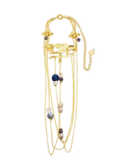 Колье Nectar Nectar New York Neytiri 18K позолота, золотистое