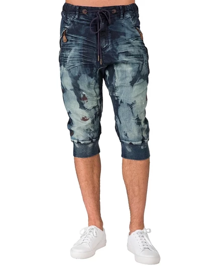 Мужские джинсовые капри Level 7 Jogger, синие