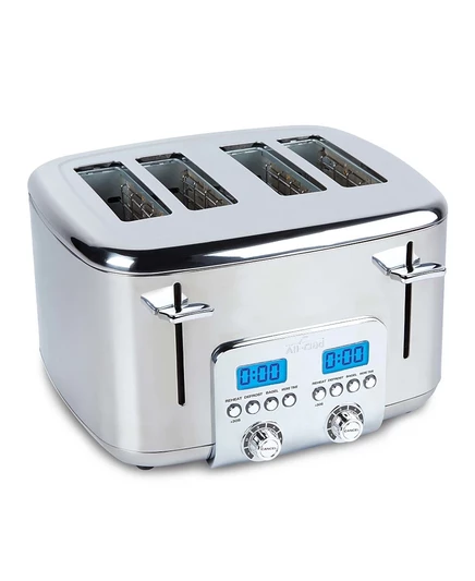 Тостер All Clad Digital Stainless Steel 8.9″, на 4 ломтика, серый
