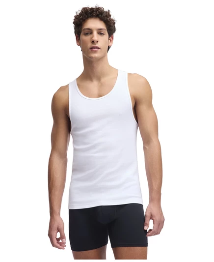 Мужские майки Under Armour 2 шт. в рубчик, белые