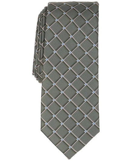 Узкий галстук Alfani Men's Banks с геометрическим рисунком, эксклюзив Macy's