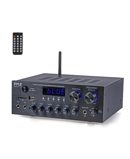 Стереоусилитель Pyle 300 Вт с Bluetooth, черный