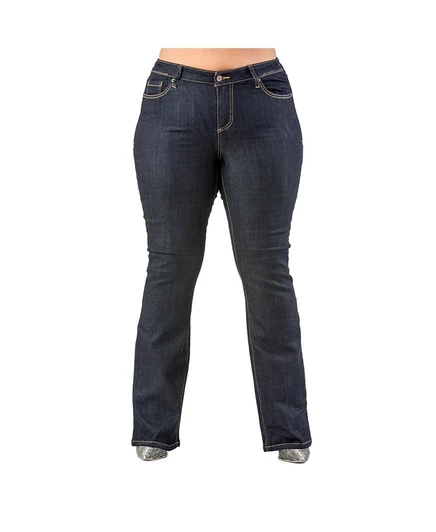 Женские джинсы для полных Poetic Justice Lexi bootcut, синие