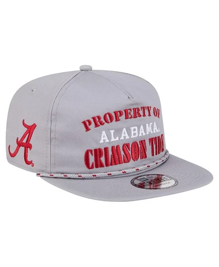 Мужская кепка New Era Golfer Vintage Alabama, серая