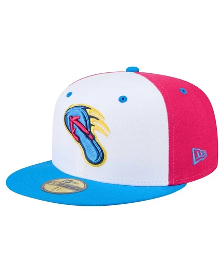 Мужская кепка New Era 59FIFTY San Antonio, бело-голубая