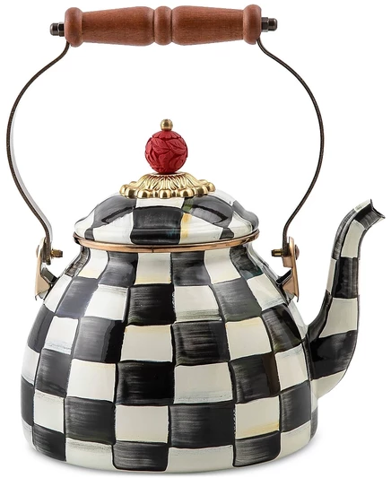 Эмалированный чайник Mackenzie-Childs Courtly Check, 1,9 л